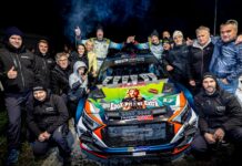 Medved blizu zmage na reliju po dolini Soče